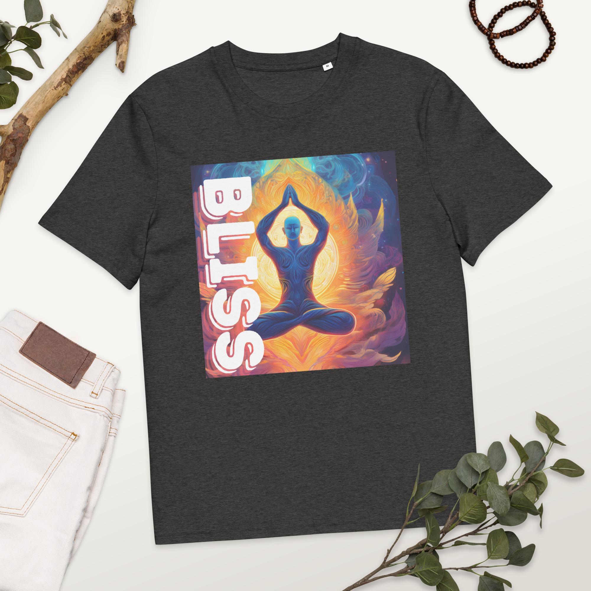 Bliss Positive Words Unisex organic cotton t-shirt: Fall Trending Fashion Clothing