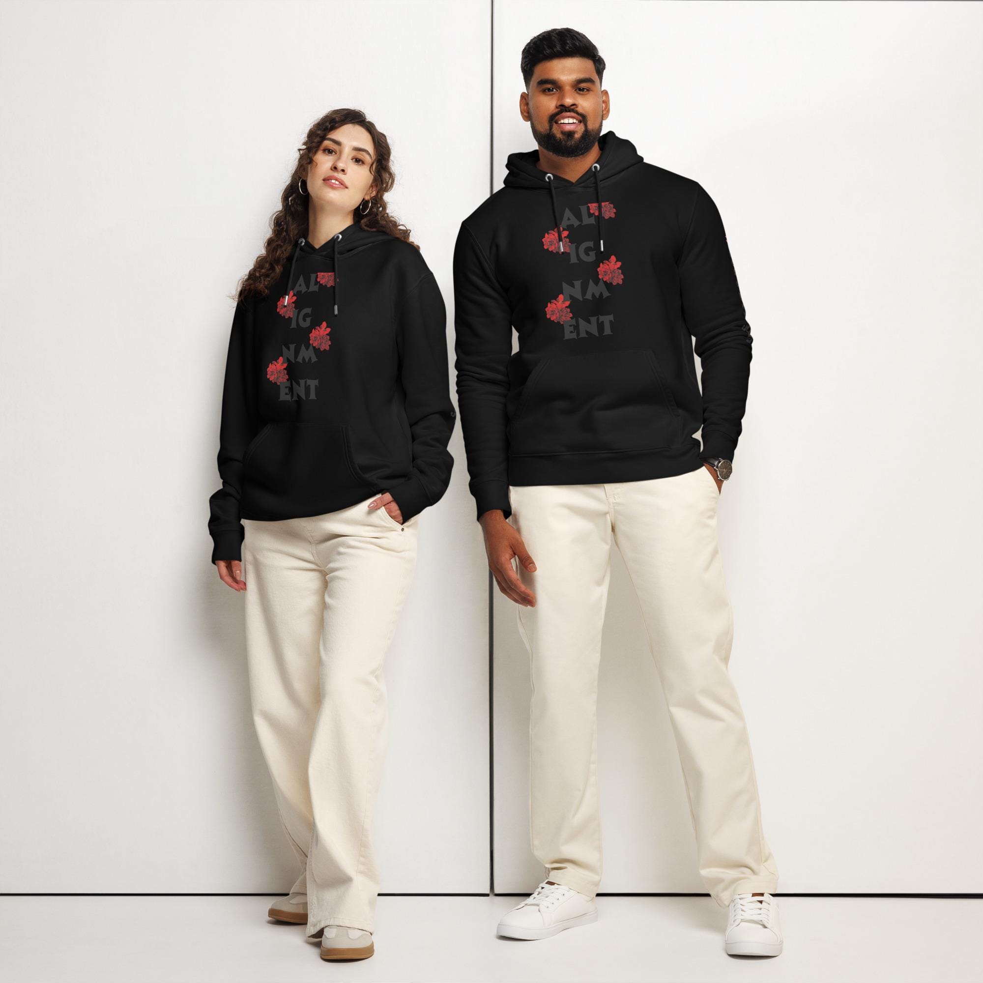 Alignment Positive Words Unisex essential organic hoodie