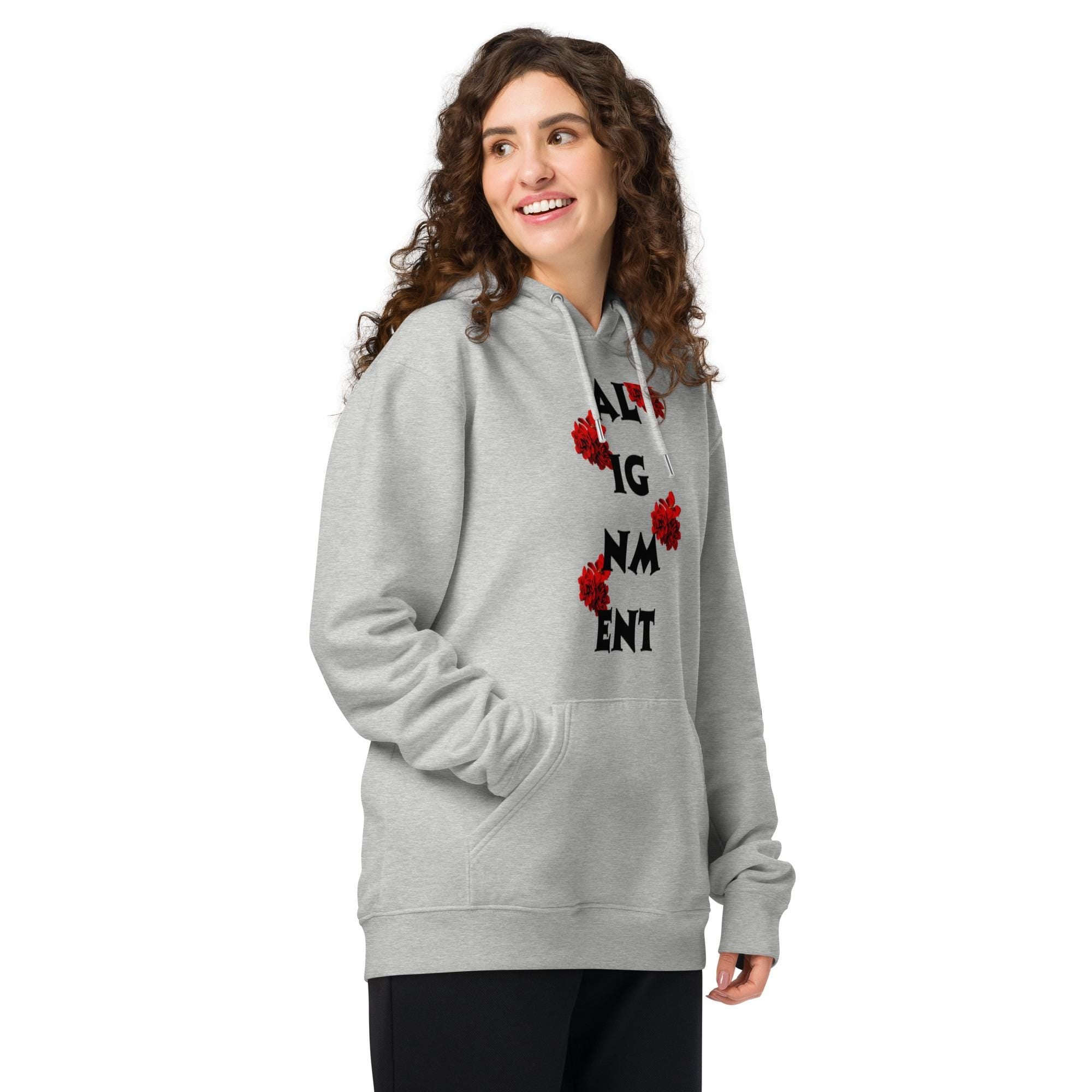 Alignment Positive Words Unisex essential organic hoodie