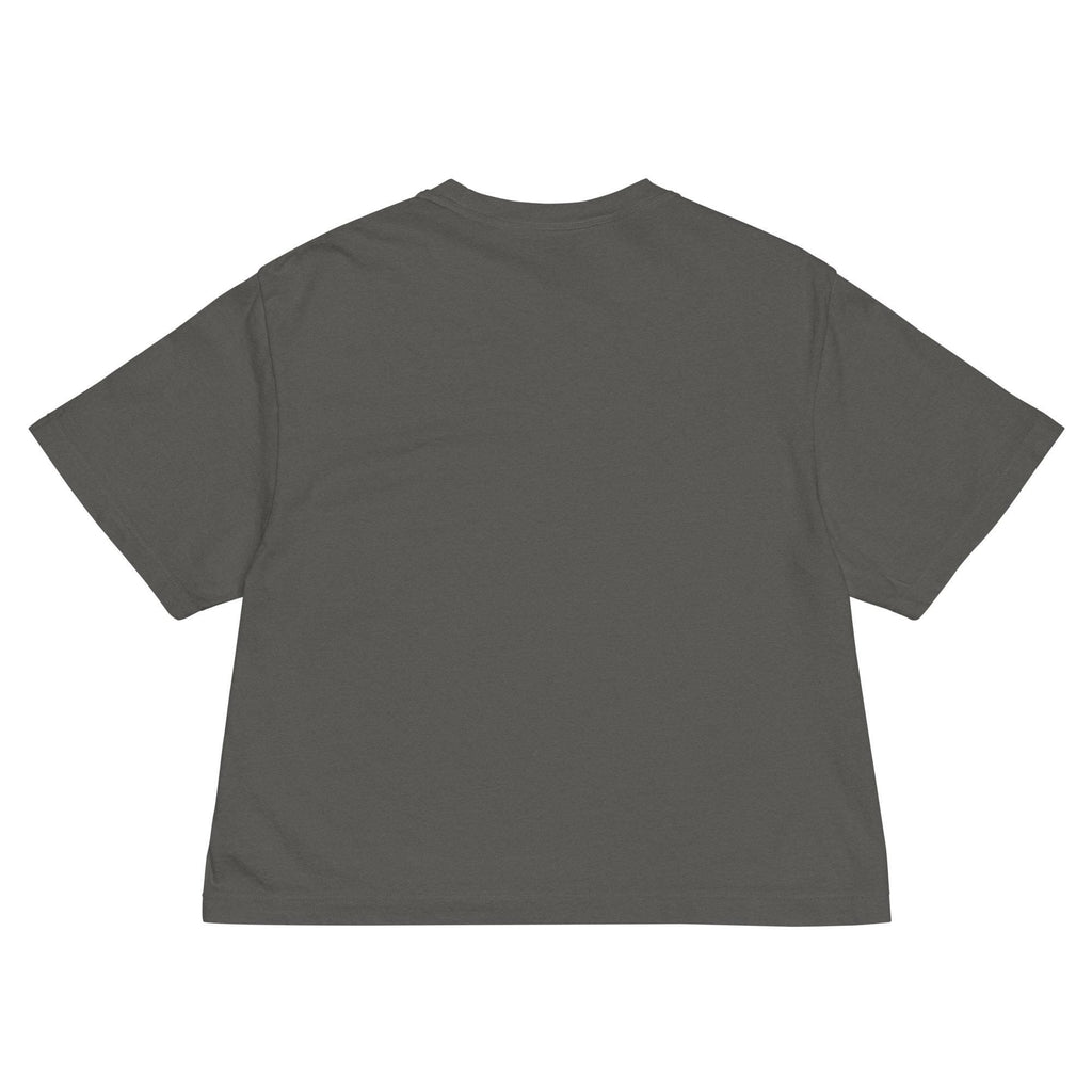 Heavyweight Boxy Crop Top Tee: Women's Comfort Shirt
