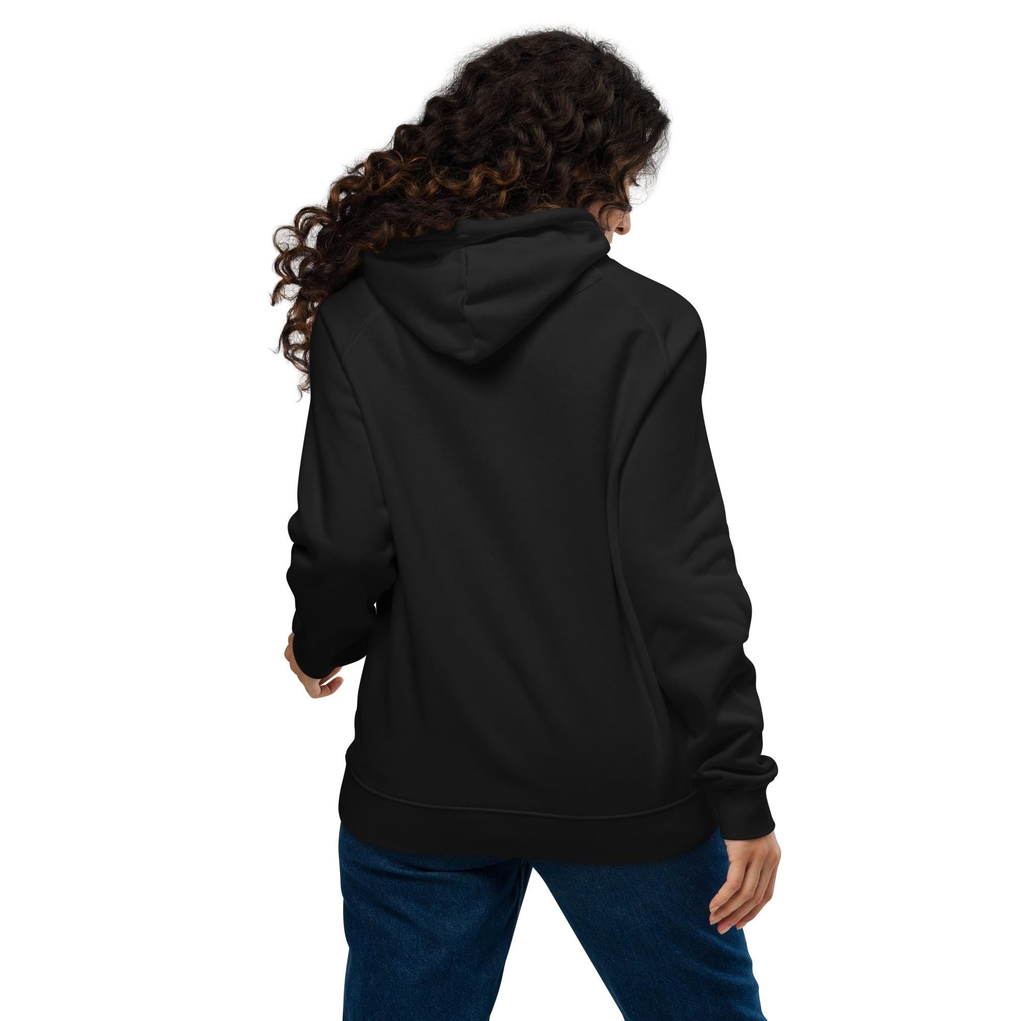 Organic Cotton Raglan Hoodie: Unisex Eco-Friendly Warm Shirt