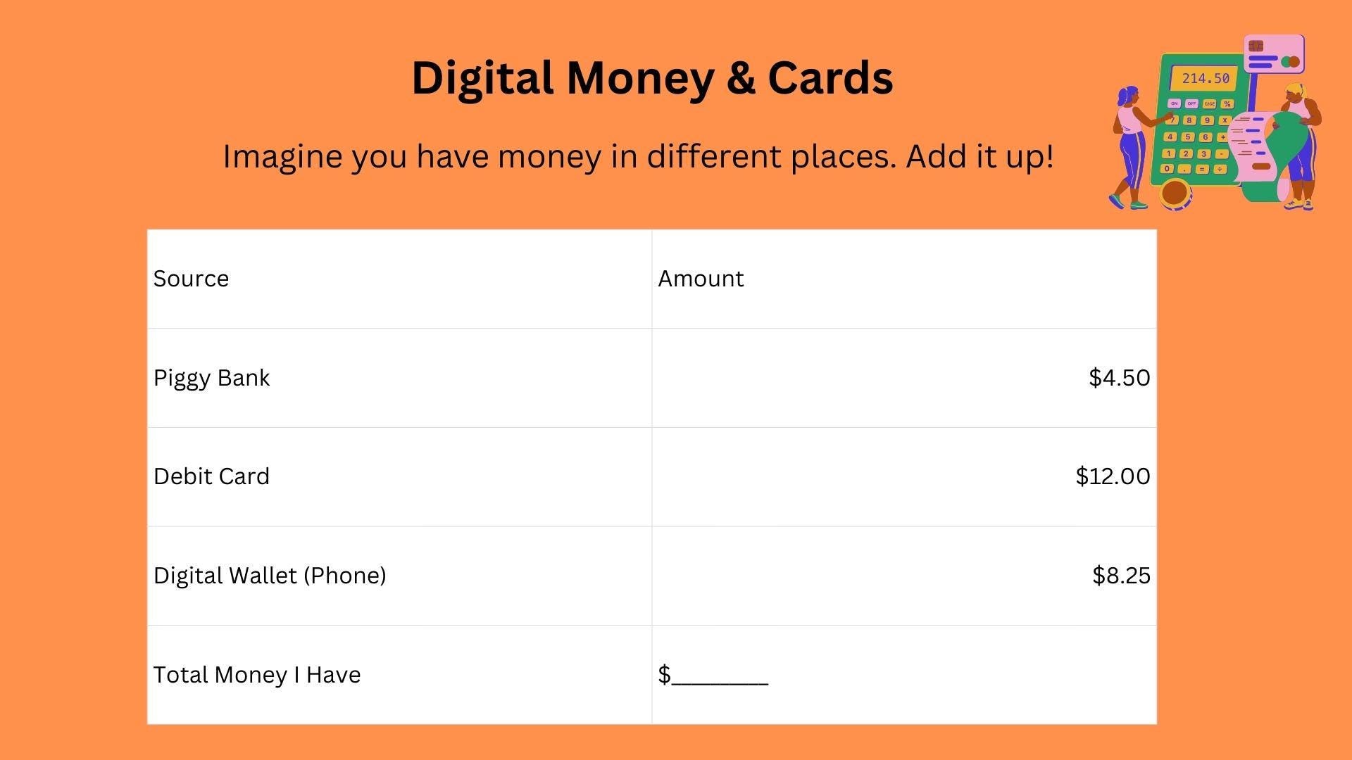 Kids Financial Literacy Worksheets: Money Skills Education Printable