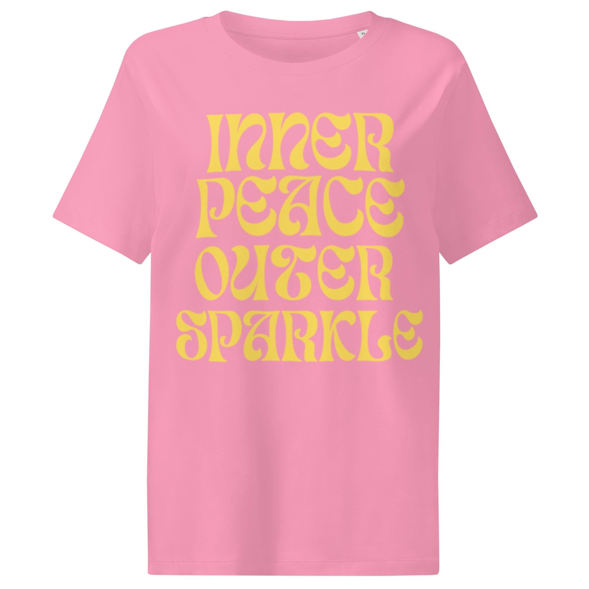 Inner Peace, Outer Sparkle Organic Cotton Women's T-Shirt