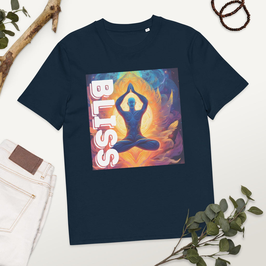 Bliss Positive Words Unisex organic cotton t-shirt: Fall Trending Fashion Clothing