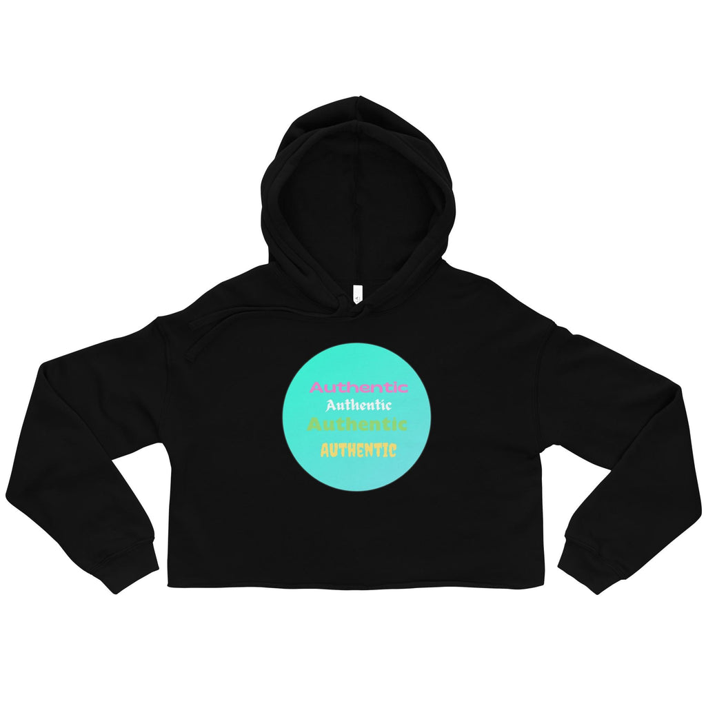 Crop Hoodie Authentic Sweatshirt, Long Sleeve Shirt, Empowering Hoodie, Clothing
