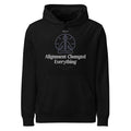 Alignment changed everything Unisex organic mid-weight hoodie: His and hers warm clothing